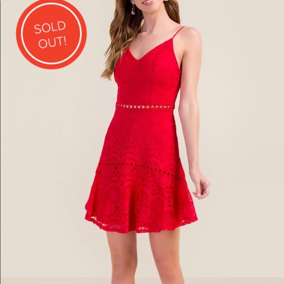 CALISTA LACE FIT AND FLARE - Picture 3 of 5